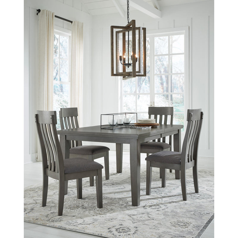  Signature Design by Ashley Hallanden D589-35 Rectangular Dining Room Butterfly Extension Table IMAGE 9