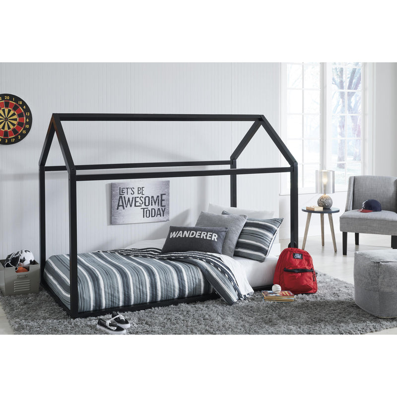  Signature Design by Ashley Flannibrook B082-161 Twin House Bed Frame IMAGE 3