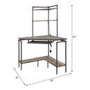 Acme Furniture Deliz 92620 Computer Desk with USB IMAGE 5