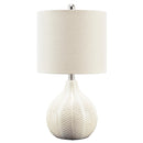  Signature Design by Ashley Rainermen L180024 Ceramic Table Lamp IMAGE 1