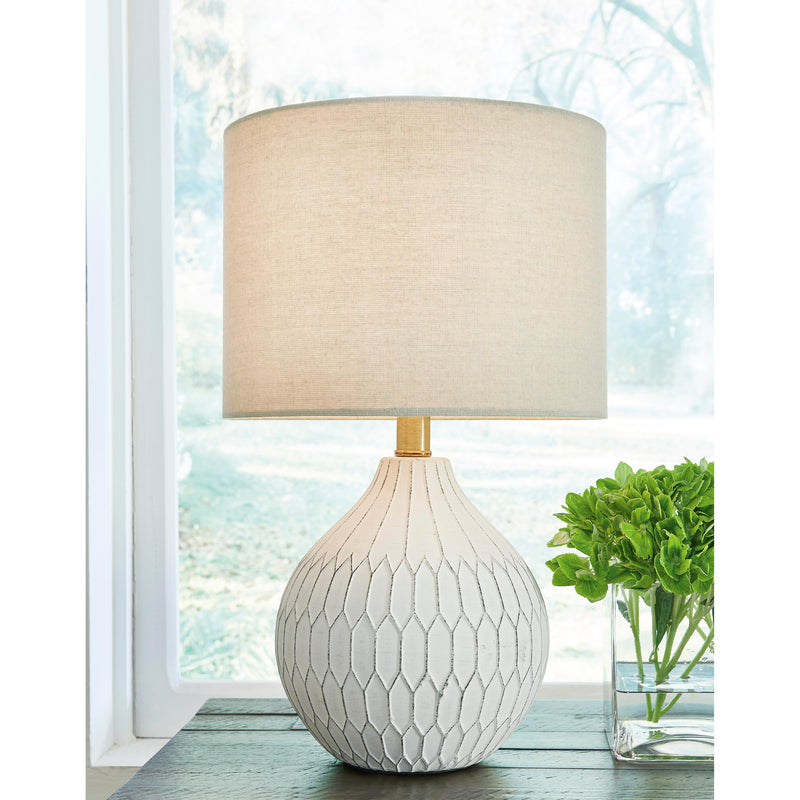  Signature Design by Ashley Wardmont L180094 Ceramic Table Lamp IMAGE 3