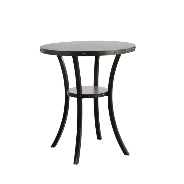 New Classic Furniture Round Crispin Pub Height Dining Table D162G-BT-GRY IMAGE 1