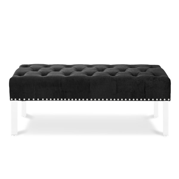 New Classic Furniture Vivian Bench SB006-25-BLK IMAGE 1