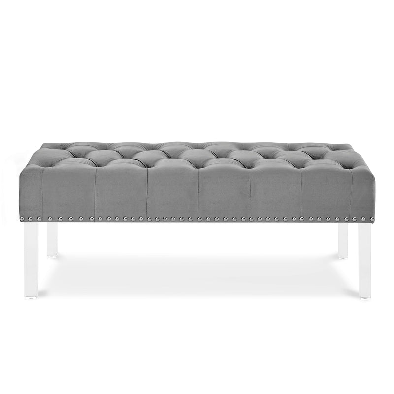 New Classic Furniture Vivian Bench SB006-25-LGY IMAGE 1