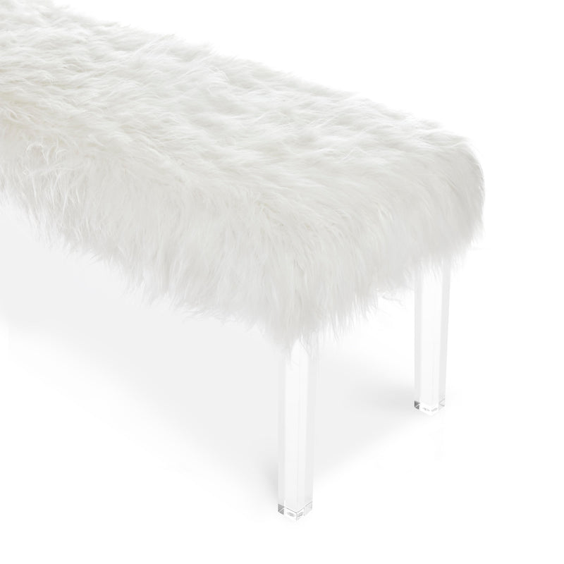 New Classic Furniture Marilyn Bench SB010-25-WHT IMAGE 4