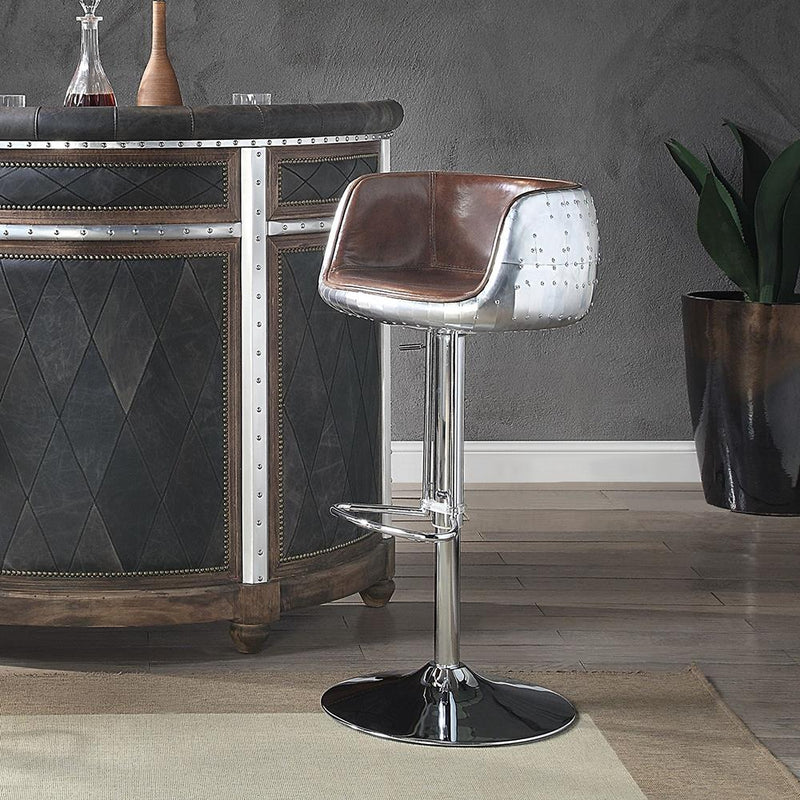 Acme Furniture Brancaster Adjustable Height Stool 96555 IMAGE 1