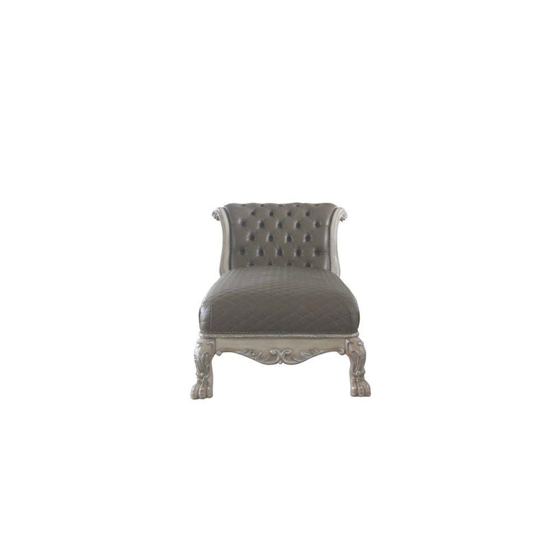 Acme Furniture Dresden Polyurethane Chaise 96275 IMAGE 3