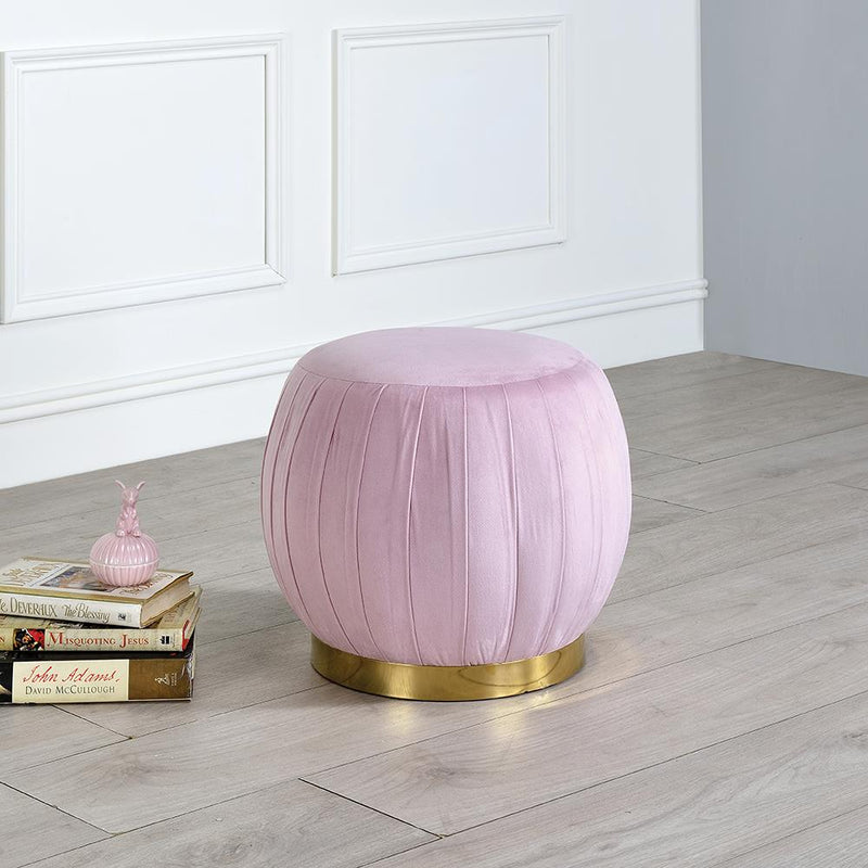 Acme Furniture Zinnia Fabric Ottoman 96448 IMAGE 1
