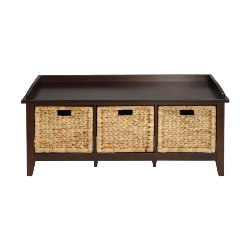 Acme Furniture Flavius Storage Bench 96762 IMAGE 2