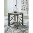 Signature Design by Ashley Freedan T175-2 Square End Table IMAGE 5
