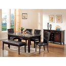 Acme Furniture Danville Dining Table with Marble Top 07058B IMAGE 3