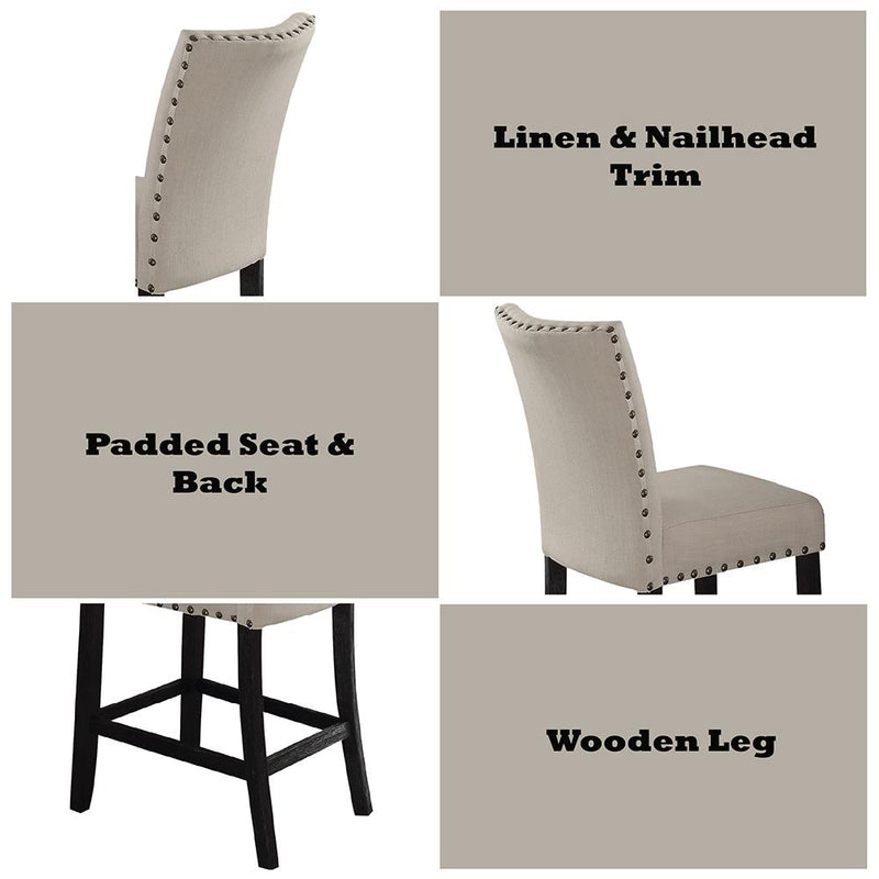 Acme Furniture Nolan 72857 Counter Height Chair IMAGE 3