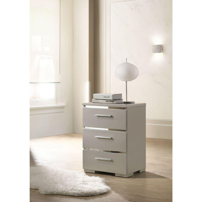 Acme Furniture Magnar 3-Drawer Nightstand 97051 IMAGE 6