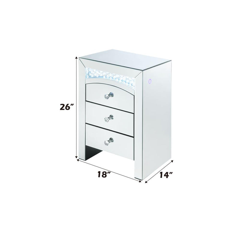 Acme Furniture Nysa 97655 Accent Table with LED IMAGE 2