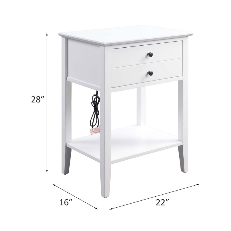 Acme Furniture Grardor 97744 Accent Table with USB IMAGE 6