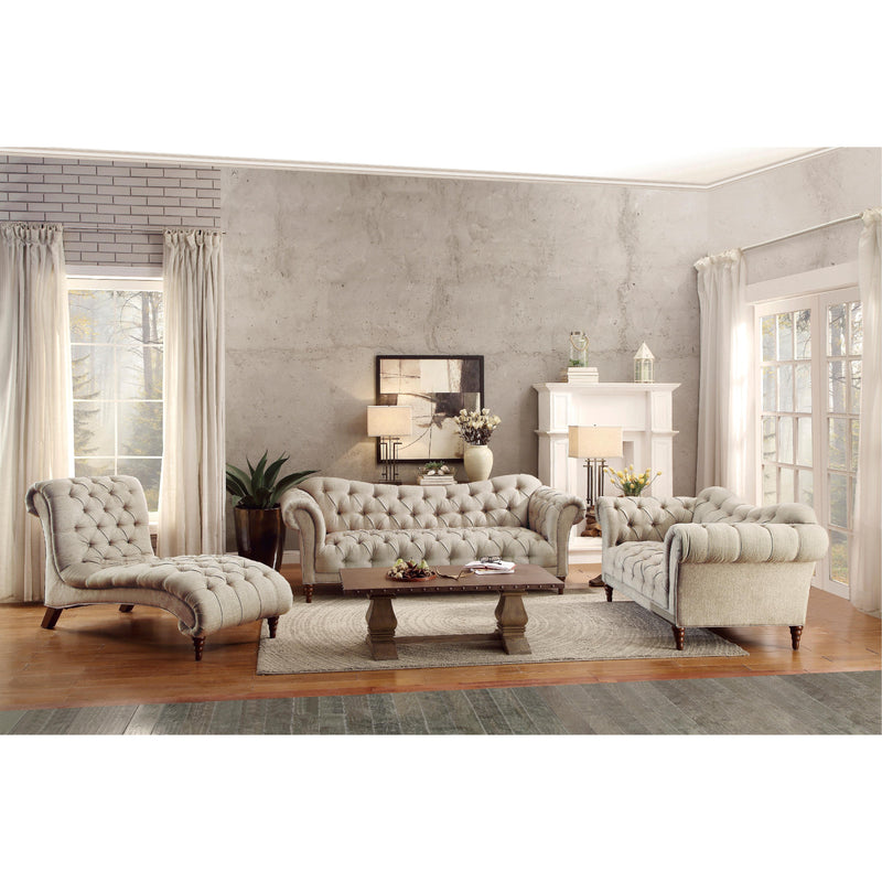 Homelegance St. Claire Stationary Fabric Loveseat 8469-2 IMAGE 5