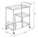 Acme Furniture Splinter 98215 Serving Cart IMAGE 5