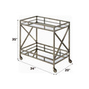 Acme Furniture Kristensen 98352 Serving Cart IMAGE 3