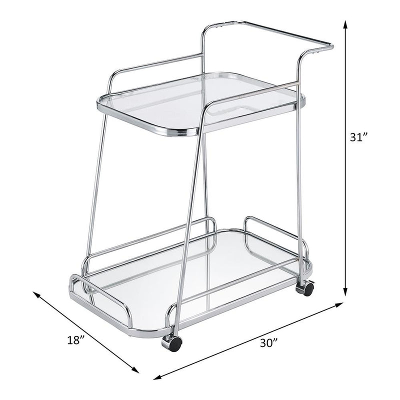 Acme Furniture Aegis 98217 Serving Cart IMAGE 4