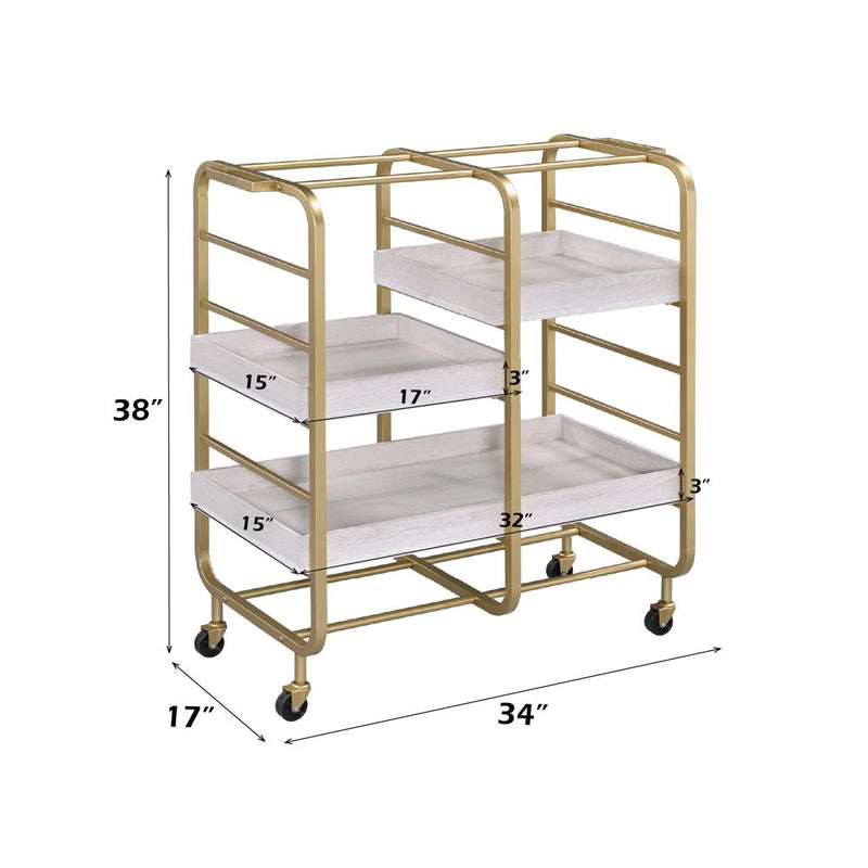 Acme Furniture Vorrik 98412 Serving Cart IMAGE 4