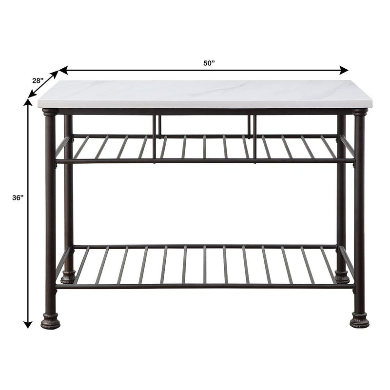 Acme Furniture Freyja 98941 Kitchen Island IMAGE 4