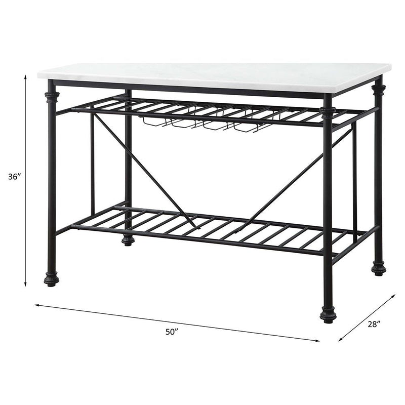 Acme Furniture Mera 98944 Kitchen Island IMAGE 4