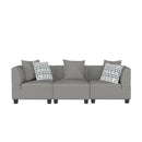 Homelegance Jayne Stationary Fabric Sofa 9357GY-3* IMAGE 1
