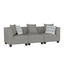 Homelegance Jayne Stationary Fabric Sofa 9357GY-3* IMAGE 2