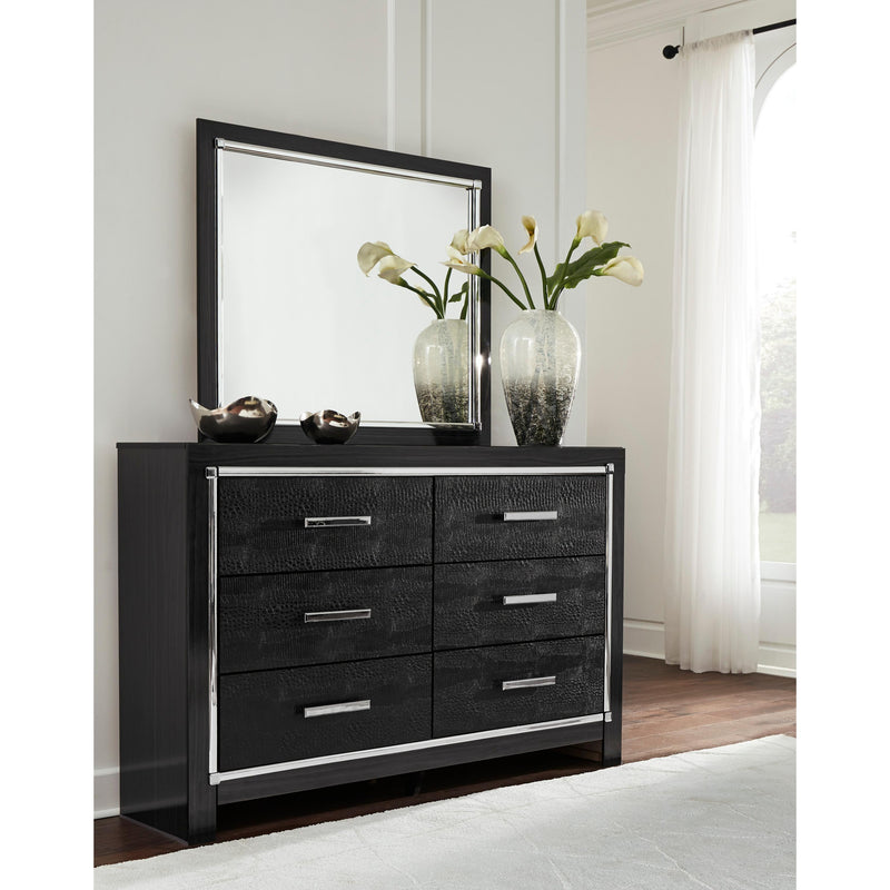 Signature Design by Ashley Kaydell 6-Drawer Dresser with Mirror B1420-31/B1420-36 IMAGE 3
