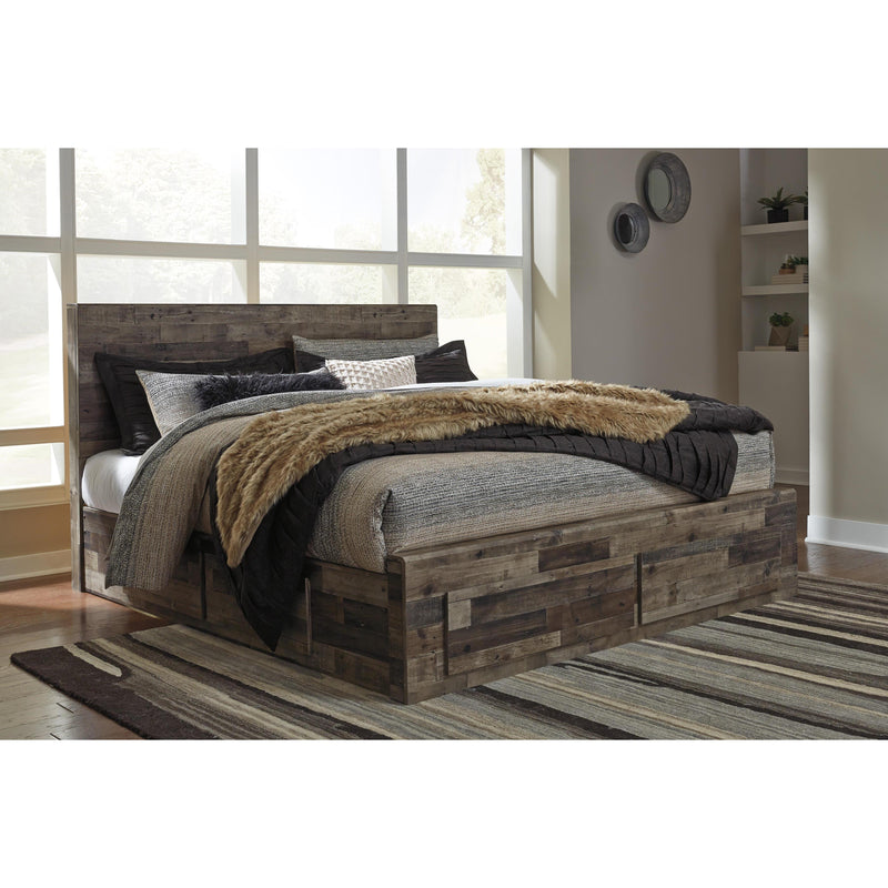 Benchcraft Derekson Queen Panel Bed with Storage B100-13/B200-57/B200-54S/B200-60/B200-95 IMAGE 2