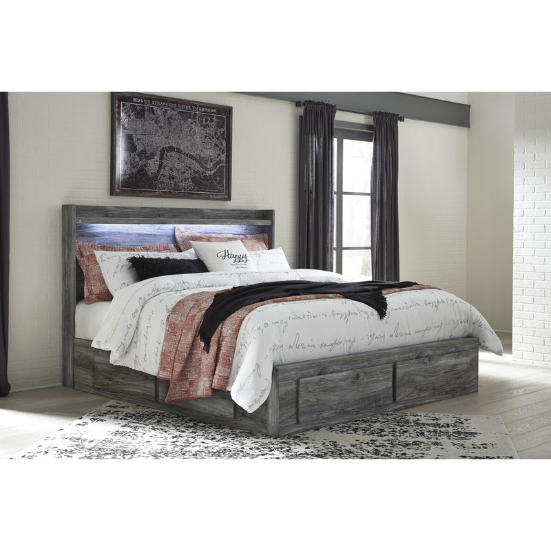 Signature Design by Ashley Baystorm B221B15 King Panel Bed with 4 Storage Drawers IMAGE 1