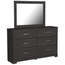 Signature Design by Ashley Belachime B2589B1 Dresser and Mirror IMAGE 1