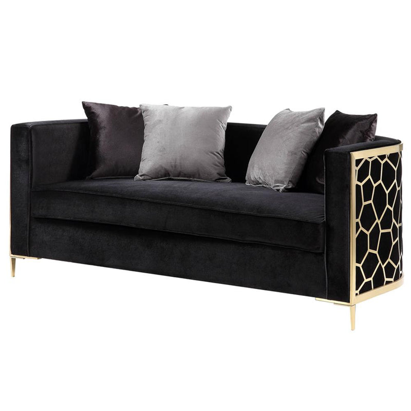 Acme Furniture Fergal Stationary Fabric Loveseat 55666 IMAGE 4