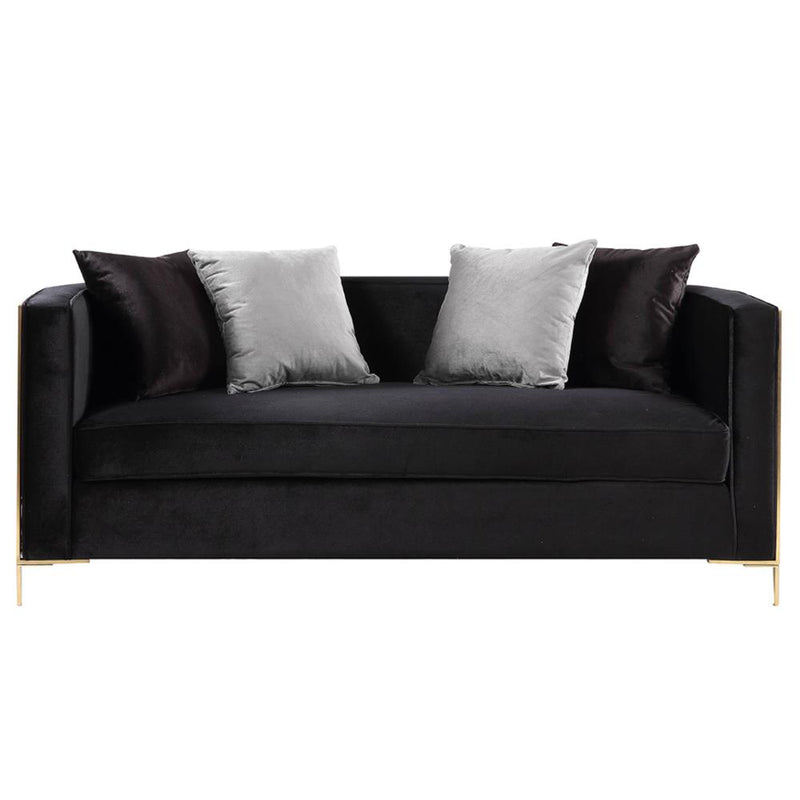 Acme Furniture Fergal Stationary Fabric Loveseat 55666 IMAGE 5