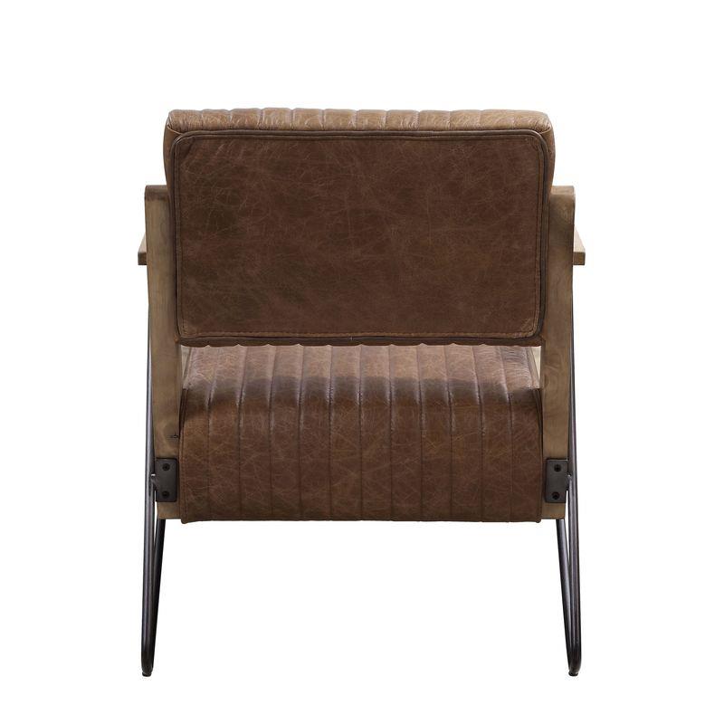 Acme Furniture Eacnlz Stationary Leather Look Accent Chair 59947 IMAGE 5