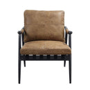 Acme Furniture Anzan Stationary Leather Look Accent Chair 59949 IMAGE 1