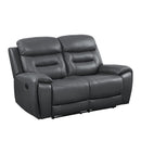 Acme Furniture Lamruil Reclining Leather Loveseat LV00073 IMAGE 1