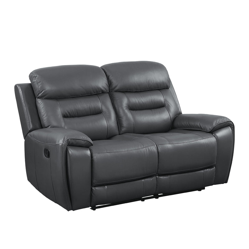 Acme Furniture Lamruil Reclining Leather Loveseat LV00073 IMAGE 1