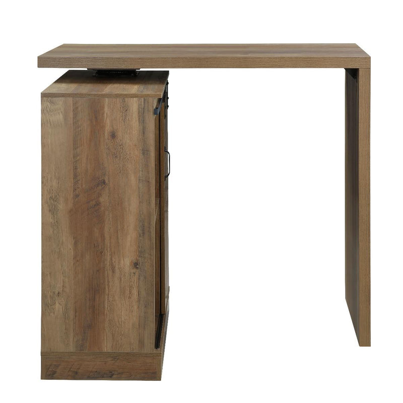 Acme Furniture Quillon Pub Height Dining Table with Pedestal Base DN00153 IMAGE 4