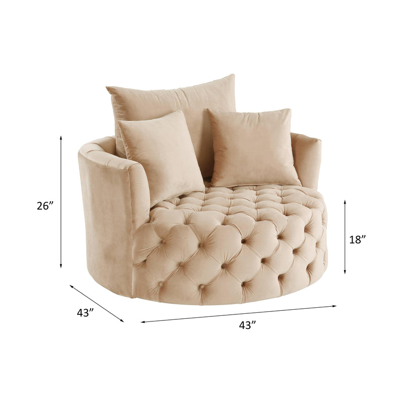 Acme Furniture Zunyas AC00290 Accent Chair with Swivel IMAGE 7