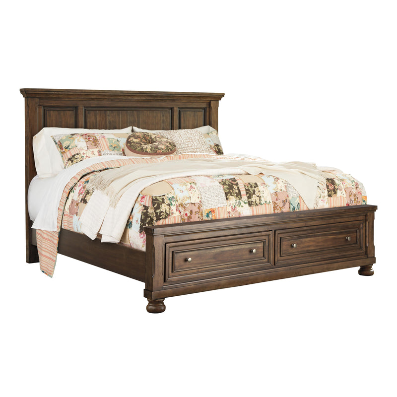 Signature Design by Ashley Flynnter B719B13 Queen Panel Bed with 2 Storage Drawers IMAGE 1