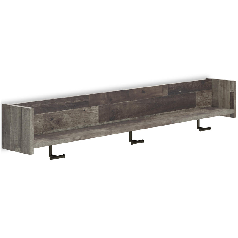  Signature Design by Ashley Neilsville EA2120-151 Wall Mounted Coat Rack with Shelf IMAGE 1