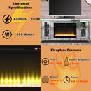 Acme Furniture Noralie LV00315 TV Stand with Fireplace & LED IMAGE 10