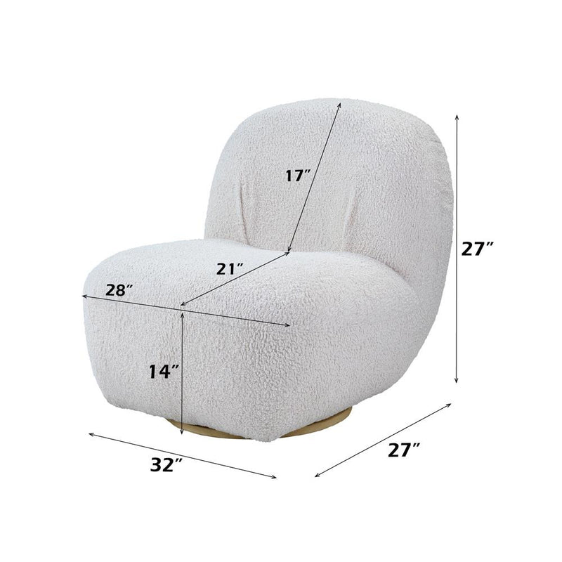 Acme Furniture Yedaid AC00231 Accent Chair with Swivel IMAGE 7