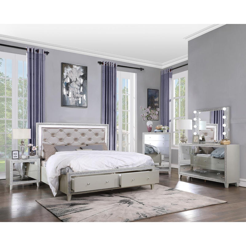 Acme Furniture Sliverfluff BD00243 Nightstand IMAGE 6