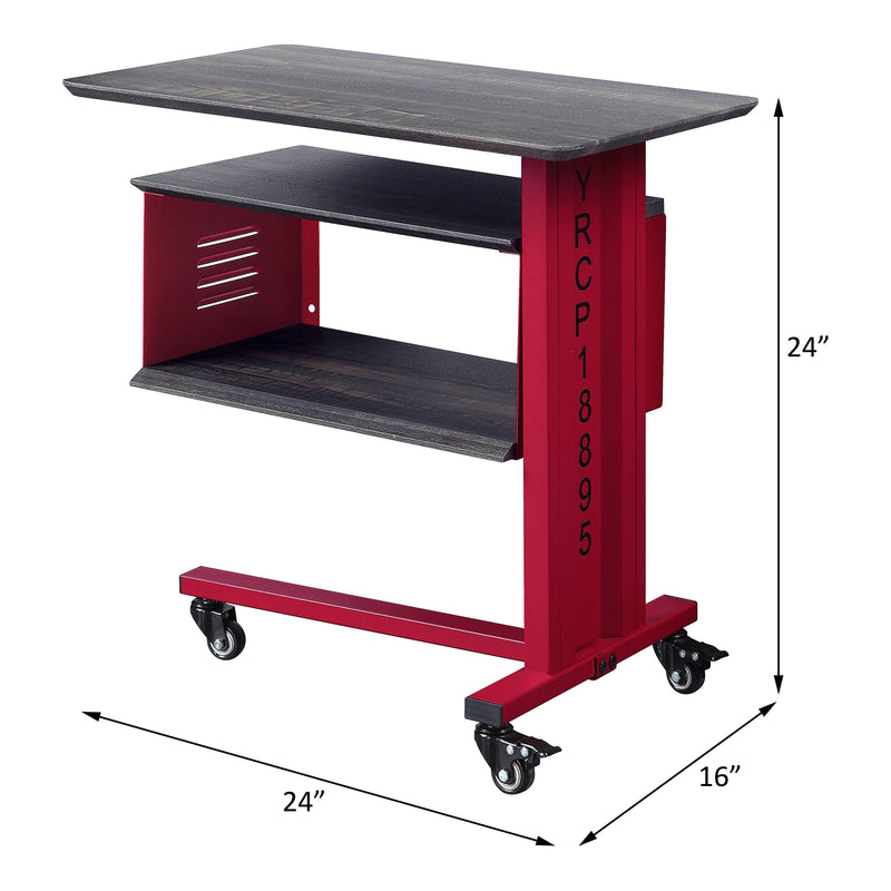 Acme Furniture Cargo AC00361 Accent Table with Wall Shelf IMAGE 3
