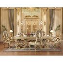 Acme Furniture Seville Dining Table with Pedestal Base DN00457 IMAGE 3