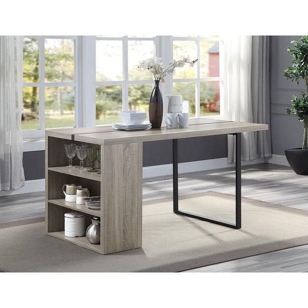 Acme Furniture Patwin Dining Table with Pedestal Base DN00401 IMAGE 1