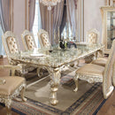 Acme Furniture Vatican Dining Table with Glass Top DN00467 IMAGE 4