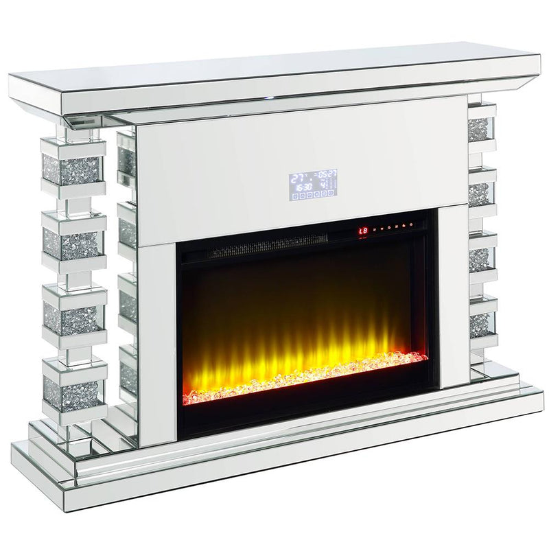 Acme Furniture Noralie Freestanding Electric Fireplace AC00509 IMAGE 2